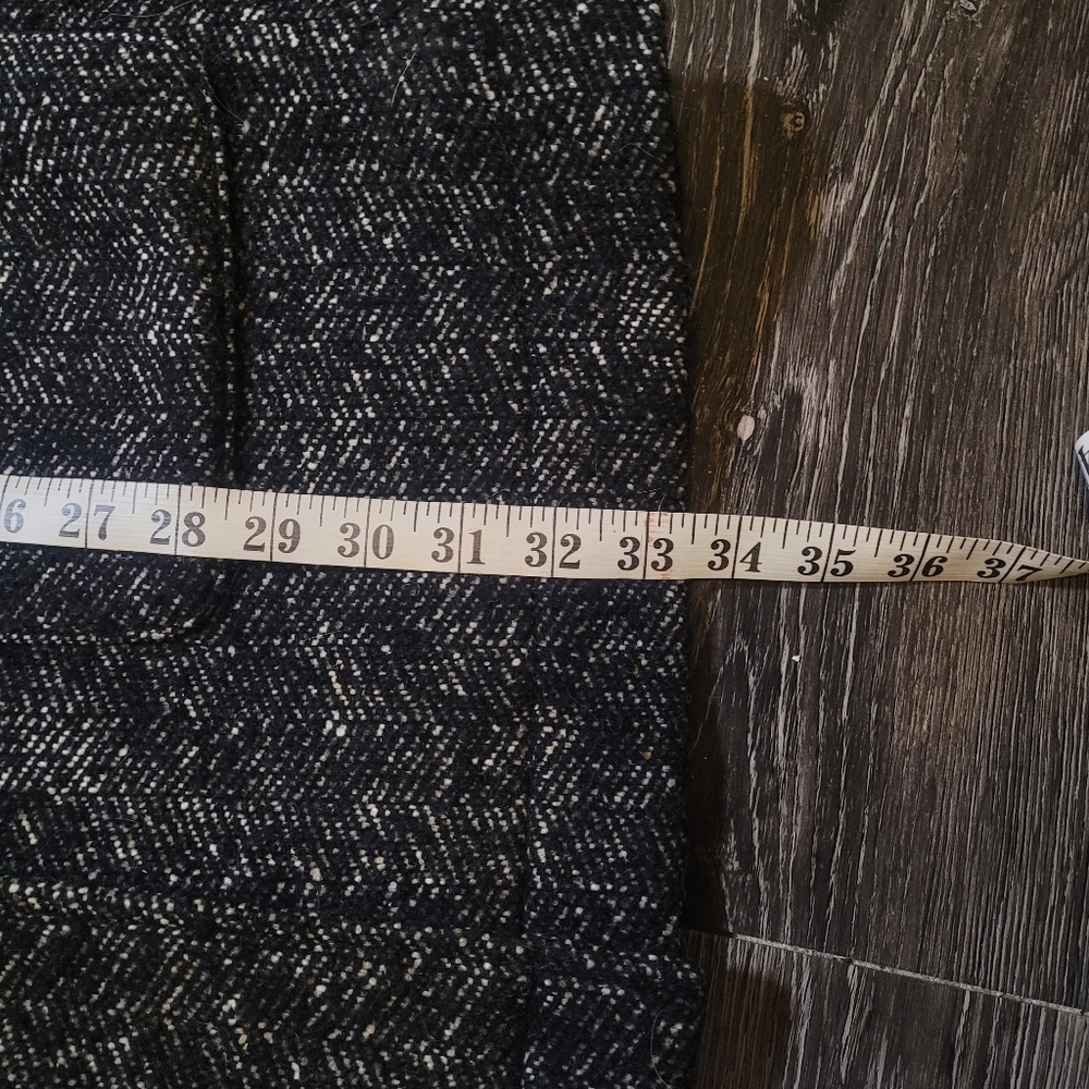Coach Duffle Wool/Alpaca Blend Oversized Coat in Charcoal with Sherpa Hood Sz S - Picture 11 of 12